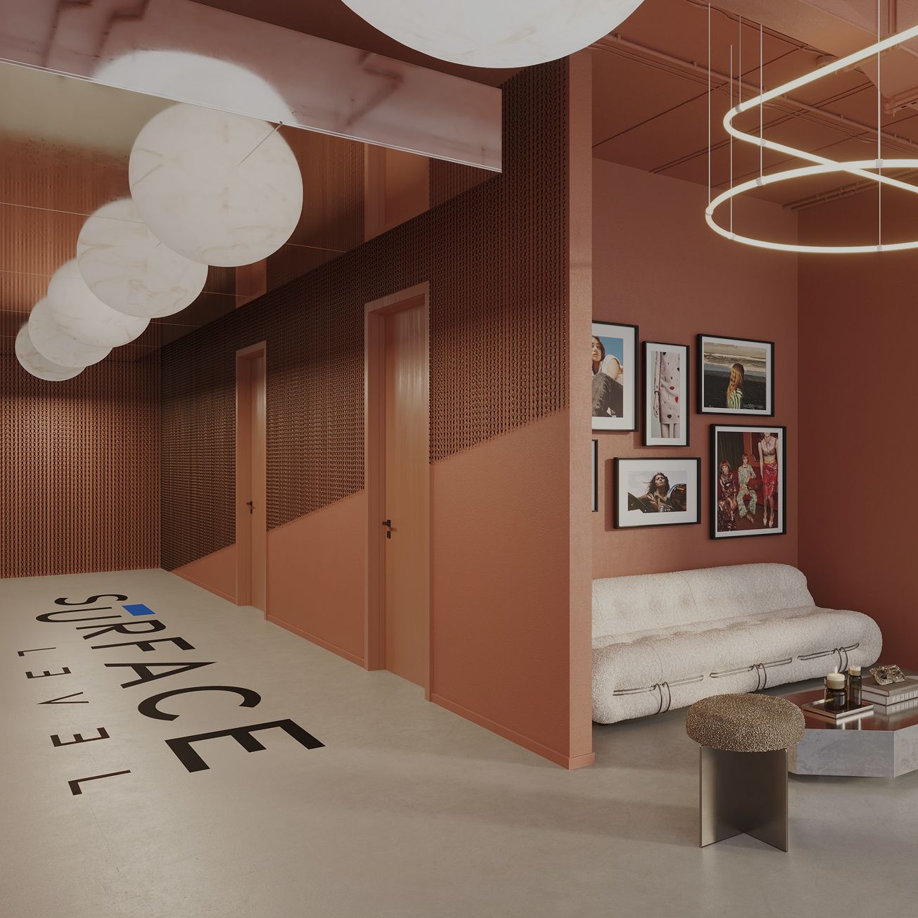 Medspa membership promotional image in stylish interior.